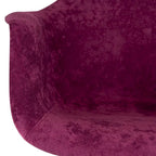 Fauteuil d'appoint à bascule en velours pour chambre d'enfant et salon