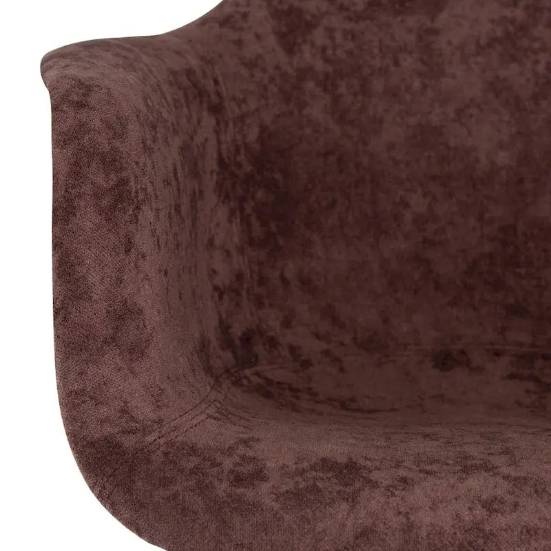 Fauteuil d'appoint à bascule en velours pour chambre d'enfant et salon