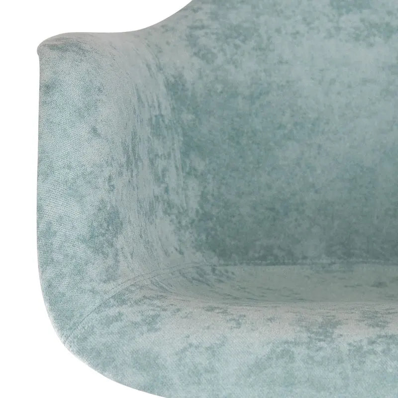 Fauteuil d'appoint à bascule en velours pour chambre d'enfant et salon