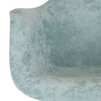 Fauteuil d'appoint à bascule en velours pour chambre d'enfant et salon