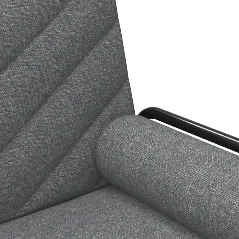 Canapé-lit avec dossier et accoudoirs réglables – Causeuse en tissu de 205 cm