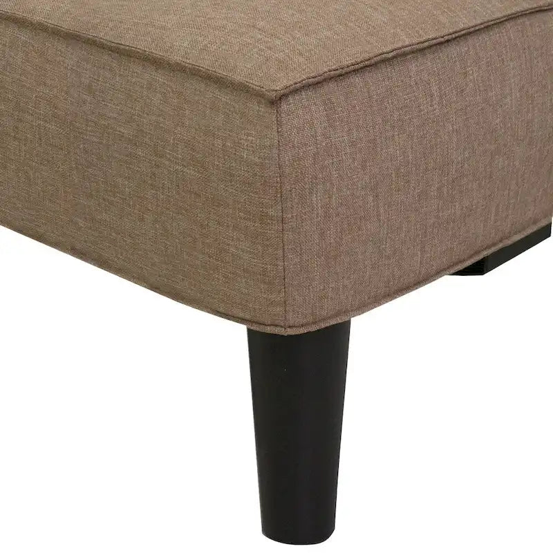 Canapé-lit futon convertible avec matelas texturé capitonné – Inclinable en 2 positions