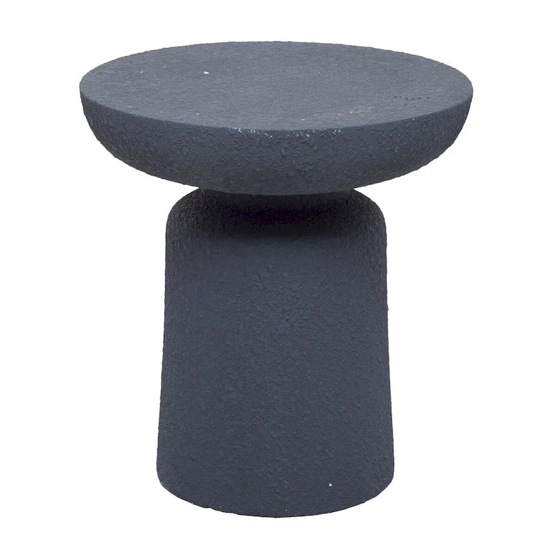 Table d'appoint ronde en oxyde de magnésium pour l'extérieur et l'intérieur