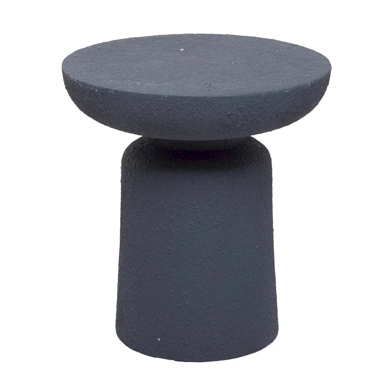 Table d'appoint ronde en oxyde de magnésium pour l'extérieur et l'intérieur
