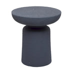 Table d'appoint ronde en oxyde de magnésium pour l'extérieur et l'intérieur