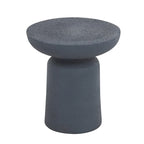 Table d'appoint ronde en oxyde de magnésium pour l'extérieur et l'intérieur