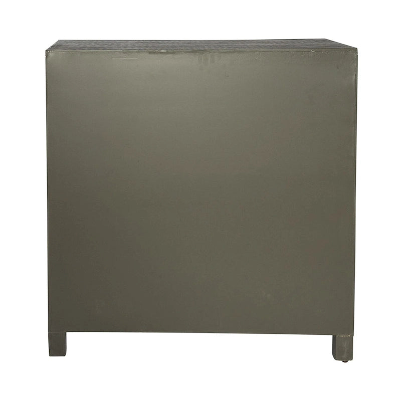 Meuble d'appoint à vin 2 portes avec motif étoile