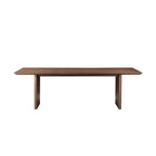 Table à manger rectangulaire – Noyer Brun
