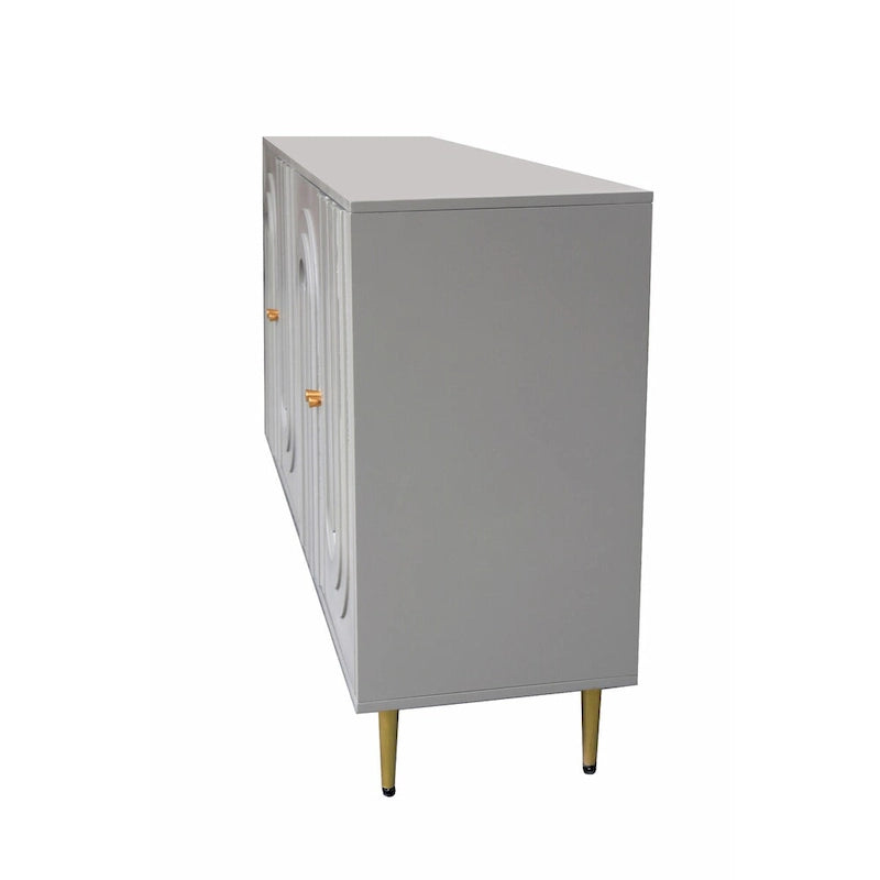 Armoire console laquée à 4 portes