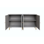 Armoire console laquée à 4 portes