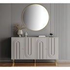 Armoire console laquée à 4 portes