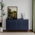 Armoire console laquée à 4 portes