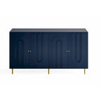 Armoire console laquée à 4 portes