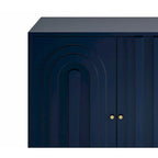Armoire console laquée à 4 portes