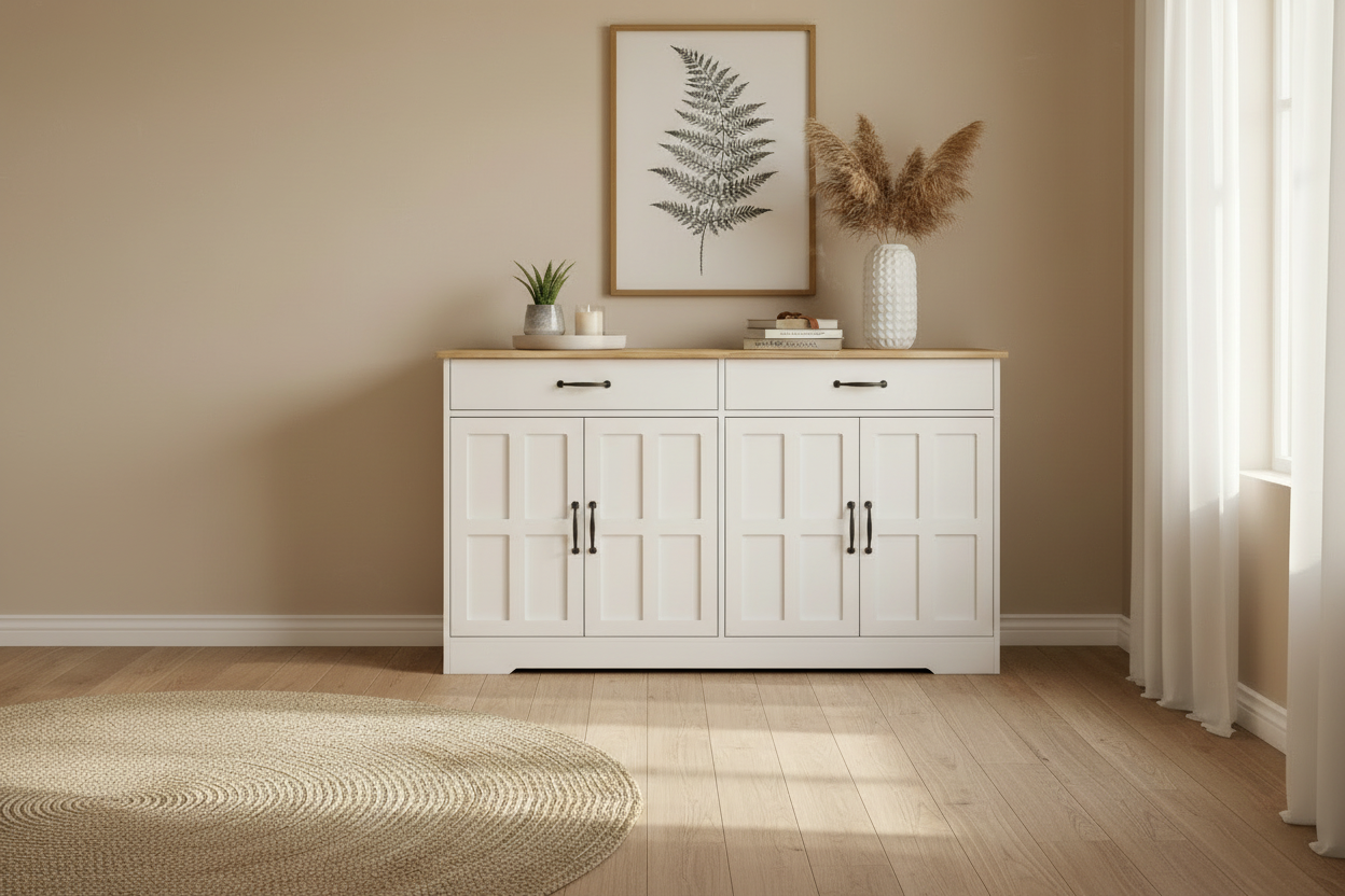 Farmhouse Sideboard No Table Chairs